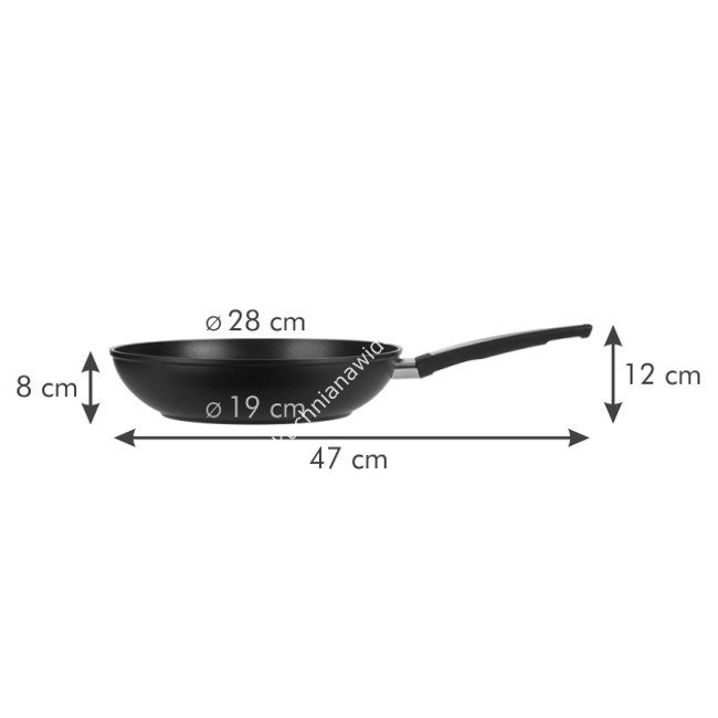 Patelnia indukcyjna, głęboka Wok - średnica 28 cm | TESCOMA i-PREMIUM