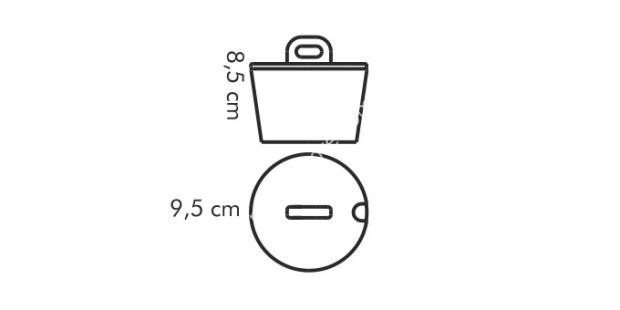 Cukiernica porcelanowa z pokrywą  | TESCOMA GUSTITO