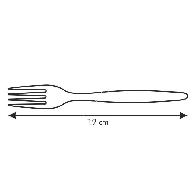 Widelec stołowy - długość 19 cm, komplet 3 szt | TESCOMA PRAKTIK