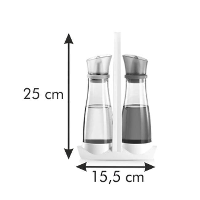 Szklany zestaw dozownik oliwy i octu - pojemność 2 x 250 ml | TESCOMA VITAMINO