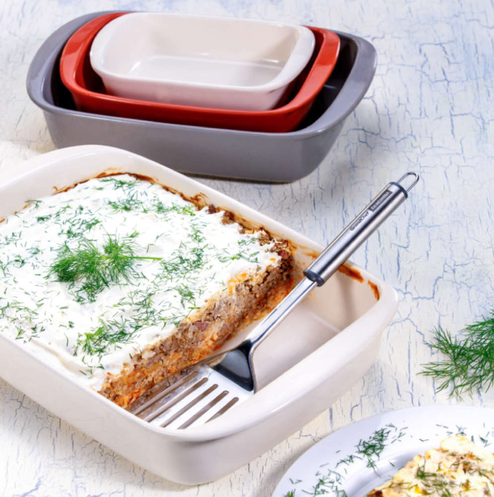 Komplet czterech żaroodpornych naczyń do zapiekania TESCOMA DELICIA