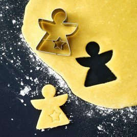 Foremka do wykrawania ciastek - aniołek z gwiazdką | BIRKMANN CHRISTMAS