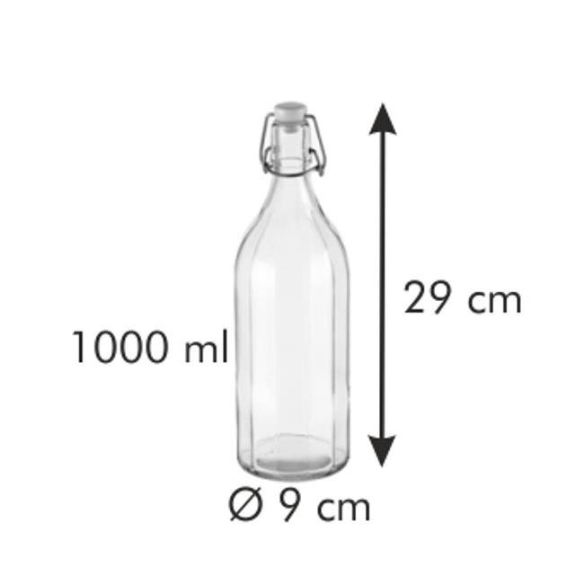 Hermetyczna butelka na domowe nalewki i soki - pojemność 1000 ml | TESCOMA DELLA CASA