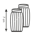 Solniczka i pieprzniczka - wysokość 7 cm | TESCOMA CLASSIC