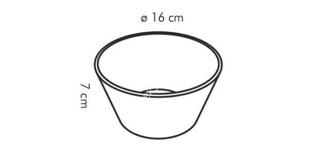 Porcelanowa miska okrągła duża o średnicy ø 16 cm | TESCOMA GUSTITO