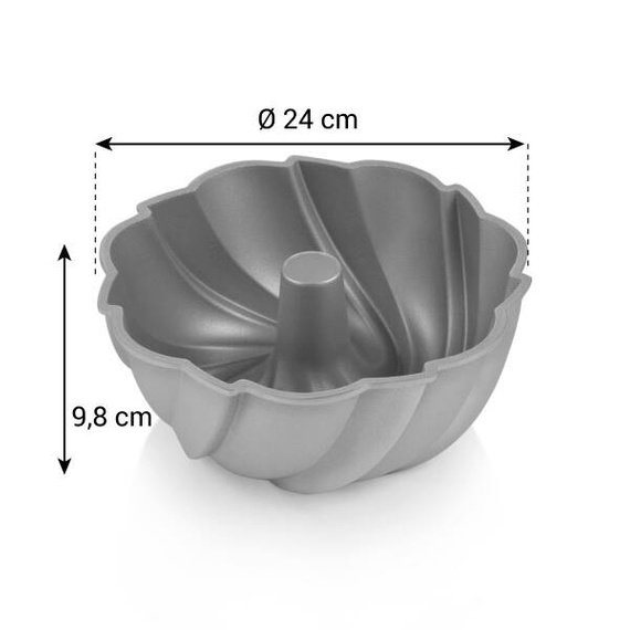 Wysoka forma na babkę - średnica 24 cm, motyw wiatrak TESCOMA DELICIA