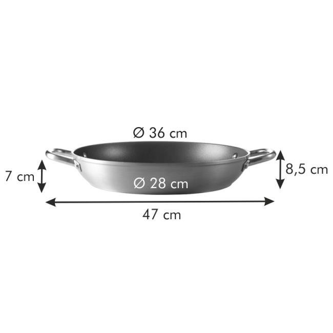 Patelnia indukcyjna do smażenia i pieczenia w piekarniku - średnica ø 36 cm | TESCOMA GRAND CHEF
