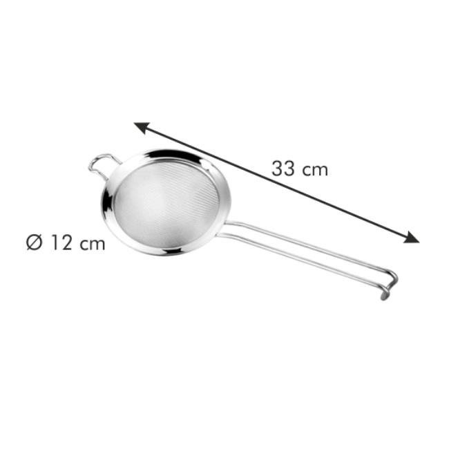 Sito ze stali nierdzewnej z drobnymi oczkami - średnica ø 12 cm | TESCOMA GRAND CHEF