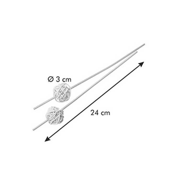 Ozdobne ratanowe patyczki - gniazdka, komplet 2 szt. | TESCOMA FANCY HOME