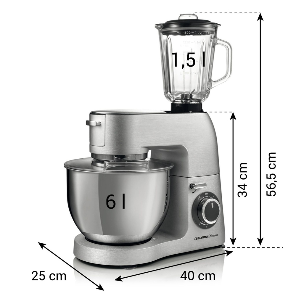 Robot kuchenny w zestawie z 14 akcesoriami