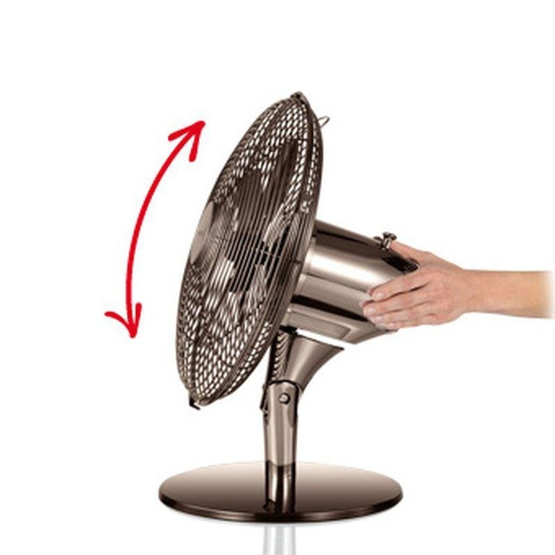 Wentylator nablatowy w stylu retro - kolor antracyt, średnica 30 cm | TESCOMA FANCY HOME