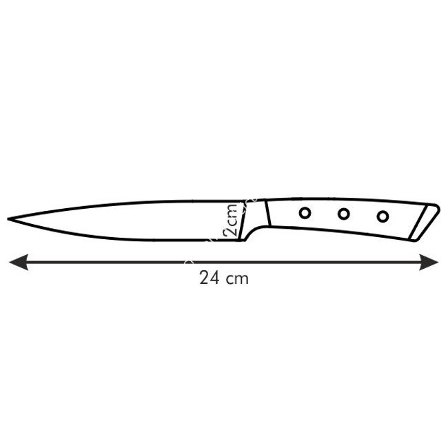 Nóż uniwersalny - długość ostrza 13cm | TESCOMA AZZA