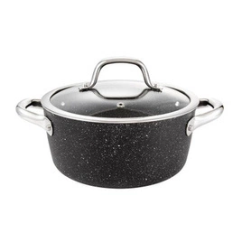 Garnek indukcyjny w zestawie z szklaną pokrywą - pojemność 2,5 litra, średnica 20 cm | TESCOMA PRESIDENT STONE