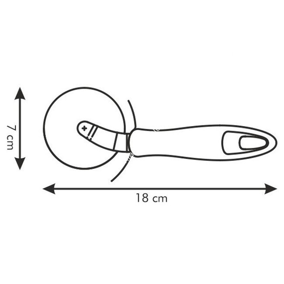 Nóż obrotowy do krojenia pizzy | TESCOMA PRESTO