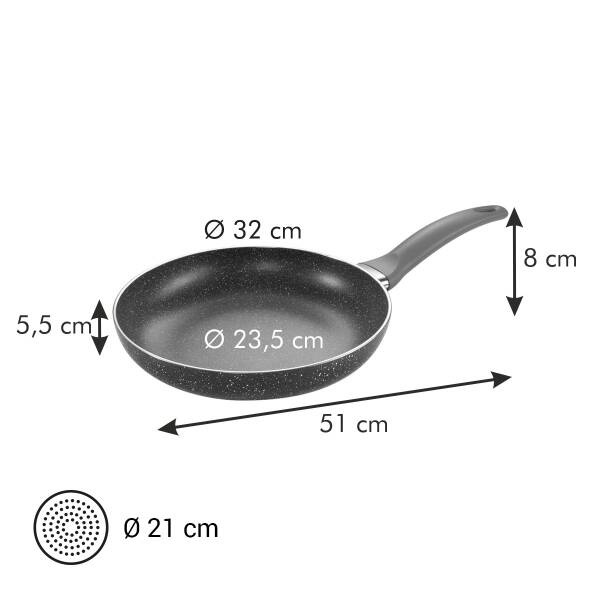 Patelnia indukcyjna - średnica 32 cm TESCOMA MANICO ROSSO