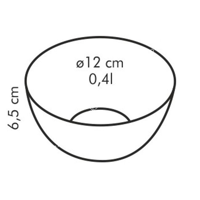 Miska szklana do sałatek - średnica 12 cm | TESCOMA GIRO