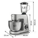 Robot kuchenny w zestawie z 14 akcesoriami