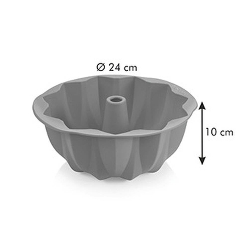 Silikonowa forma na babkę wielkanocną - motyw rozeta, średnica 24 cm, wysokość 10 cm | TESCOMA DELICIA SILICON PRIME