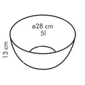 Miska szklana do sałatek - średnica 28 cm | TESCOMA GIRO