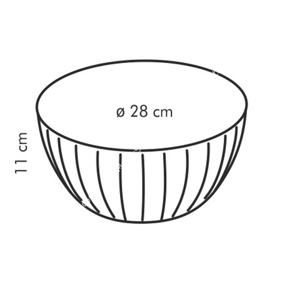 Misa plastikowa - średnica ø 28 cm pojemność, 5 litrów | TESCOMA DELICIA