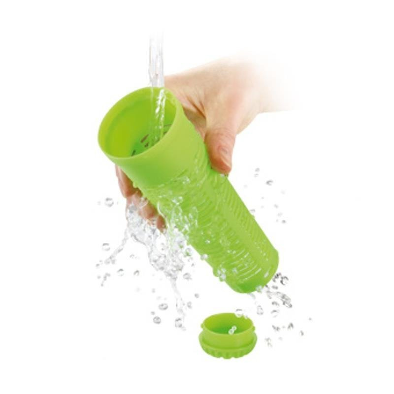 Bidon butelka na wodę z wkładem na owoce i lód - pojemność 700 ml, zielony | TESCOMA myDRINK