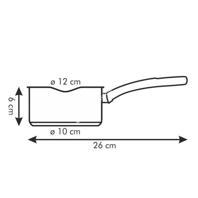 Rondelek z dwustronnym dzióbkiem - średnica ø 12 cm, pojemność 500 ml | TESCOMA PRESTO