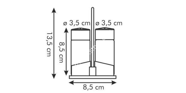 Przyprawnik na stół - solniczka i pieprzniczka | TESCOMA CLUB