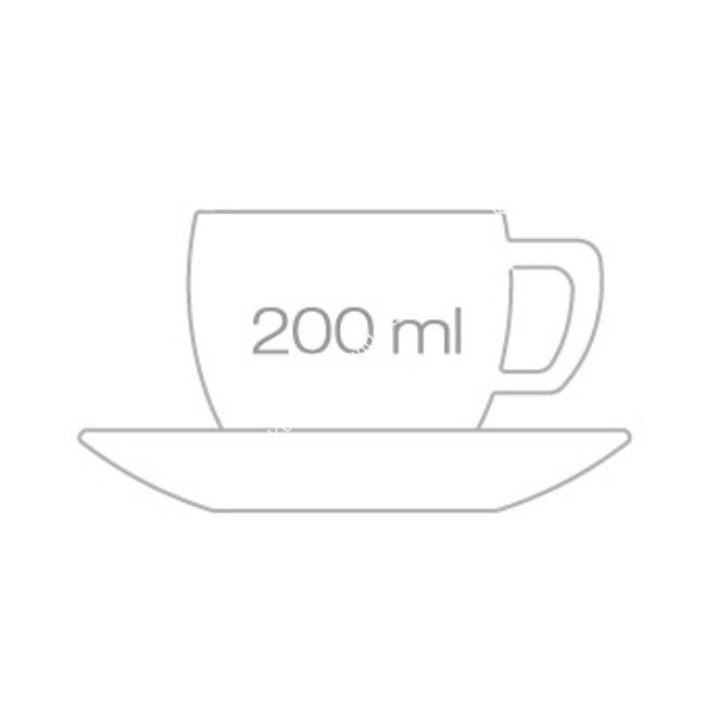 Filiżanka porcelanowa z talerzykiem - do cappuccino , pojemność 200 ml | TESCOMA CREMA