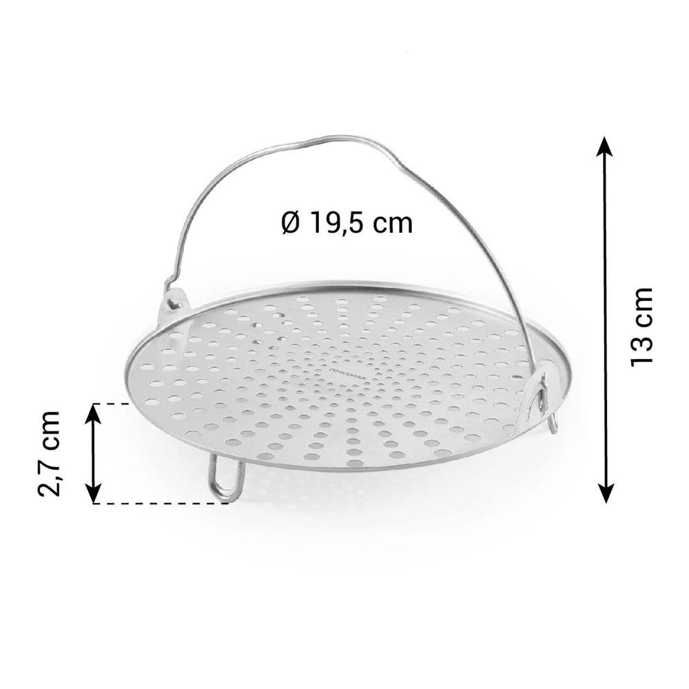 Wkładka ze stali nierdzewnej do gotowania na parze, średnica 19 cm Tescoma
