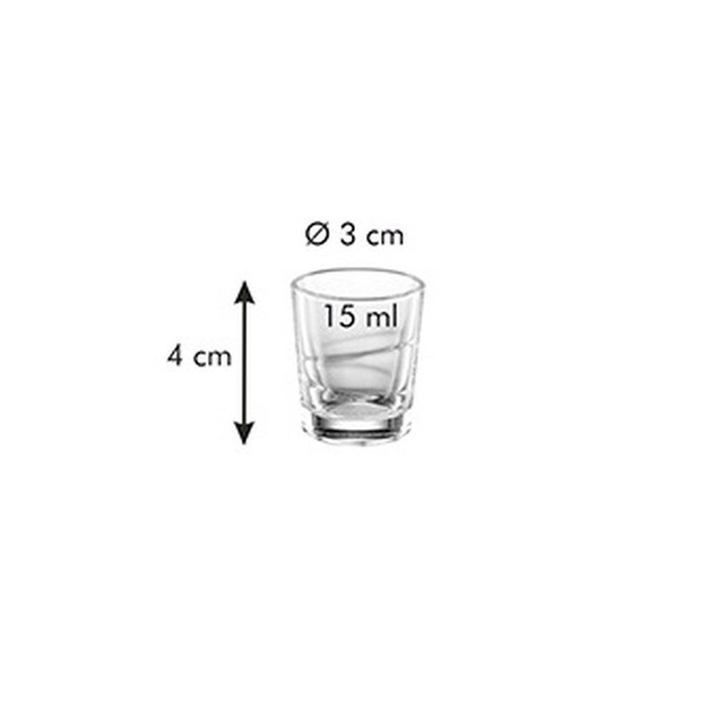 Kieliszki do wódki - pojemność 15 ml, komplet 6 szt. | TESCOMA myDRINK