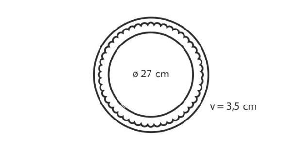 Silikonowa forma na ciasto z falistym brzegiem o średnicy ø 27 cm | TESCOMA DELICIA SILICONE