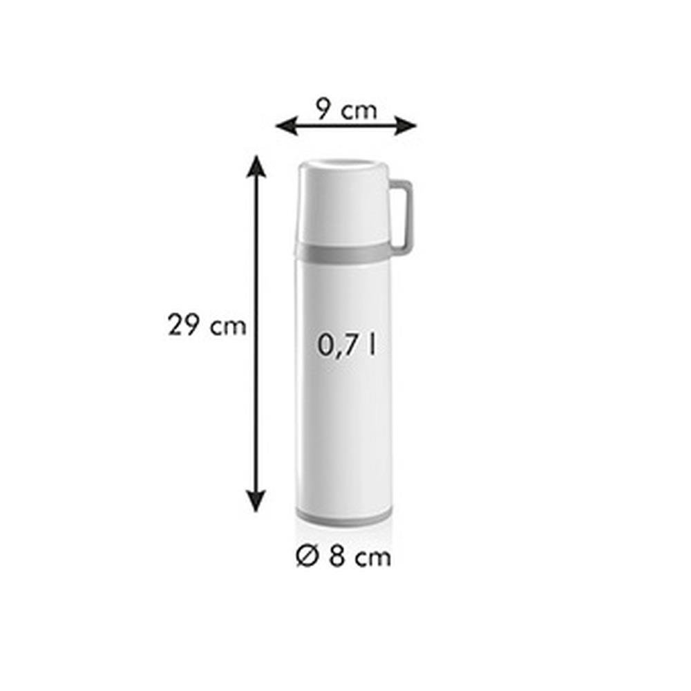 Termos ze stali nierdzewnej w zestawie z kubkiem - pojemność  700 ml | TESCOMA CONSTANT CREAM