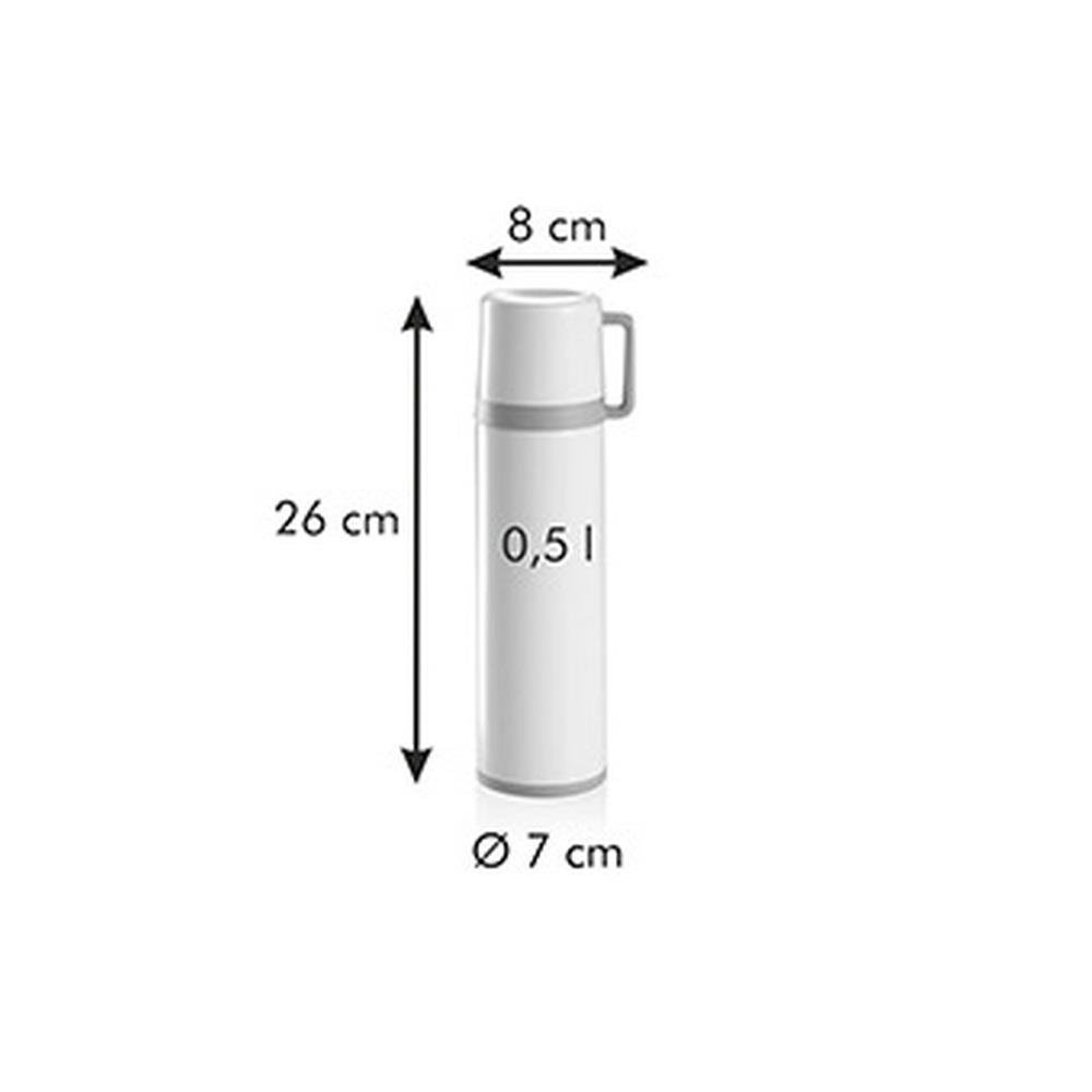 Termos ze stali nierdzewnej w zestawie z kubkiem - pojemność  500 ml | TESCOMA CONSTANT CREAM