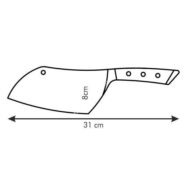 Tasak - długość ostrza 17 cm | TESCOMA AZZA