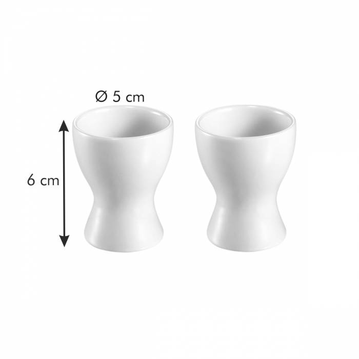 Porcelanowy kieliszek do jajek - komplet 2 szt. | TESCOMA ALL FIT ONE