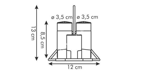 Przyprawnik na stół - solniczka pieprzniczka serwetnik wykałaczki | TESCOMA CLUB