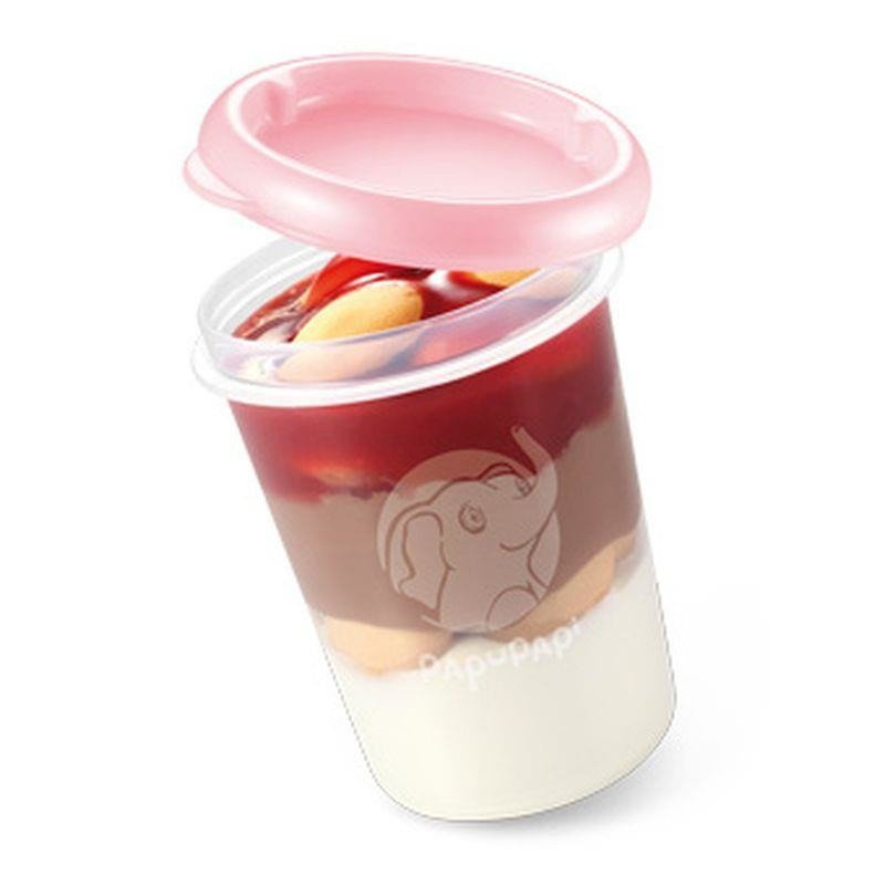 Pojemnik na pokarm dla dzieci i niemowląt - pojemność 250 ml, kolor różowy, komplet 2 szt. | TESCOMA PAPU PAPI