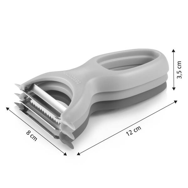 Komplet 3 obieraczek do warzyw: klasyczna, do pomidorów, julienne TESCOMA PRESTO