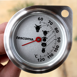 Termometr do pomiaru temperatury wewnątrz mięsa w trakcie pieczenia 60-120°C | TESCOMA GRADIUS