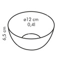 Miska szklana do sałatek - średnica 12 cm | TESCOMA GIRO