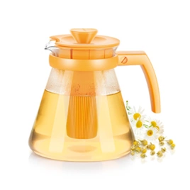 Szklany zaparzacz do herbaty i ziół z wyjmowanym sitkiem - pojemność 1,25 litra | TESCOMA TEO