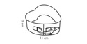 Tortownica rozkładana w kształcie serca z wyjmowanym dnem | TESCOMA DELICIA