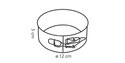 Tortownica rozkładana z wyjmowanym dnem ø 12 cm | TESCOMA DELICIA