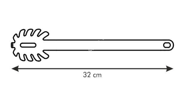 Łyżka do spaghetti - czarna | TESCOMA SPACE LINE