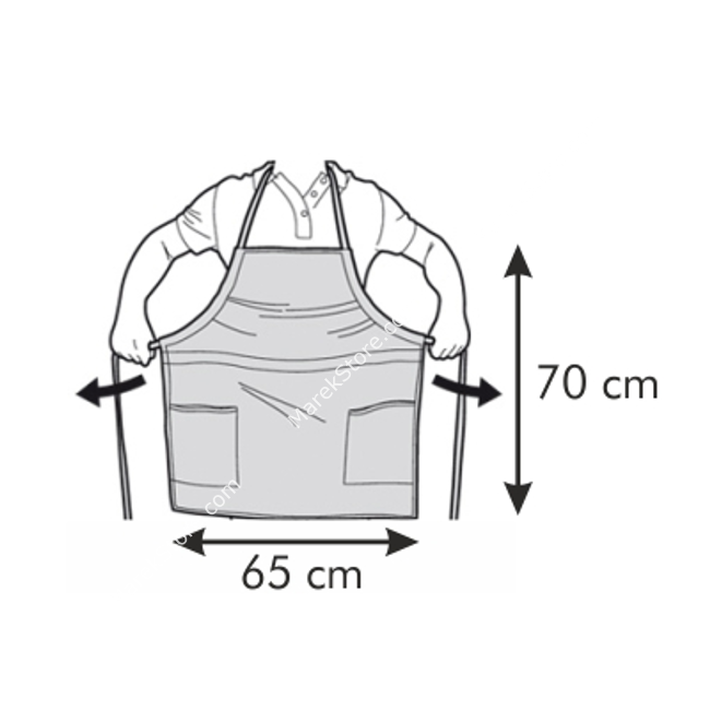 Fartuch kuchenny z regulacją wysokości | TESCOMA PRESTO TONE