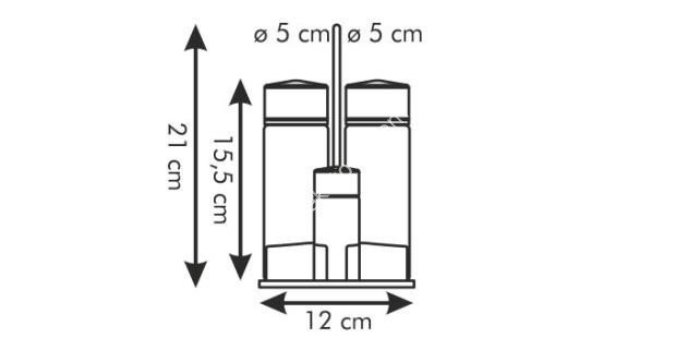 Przyprawnik na stół - solniczka pieprzniczka pojemnik na oliwę i ocet | TESCOMA CLUB