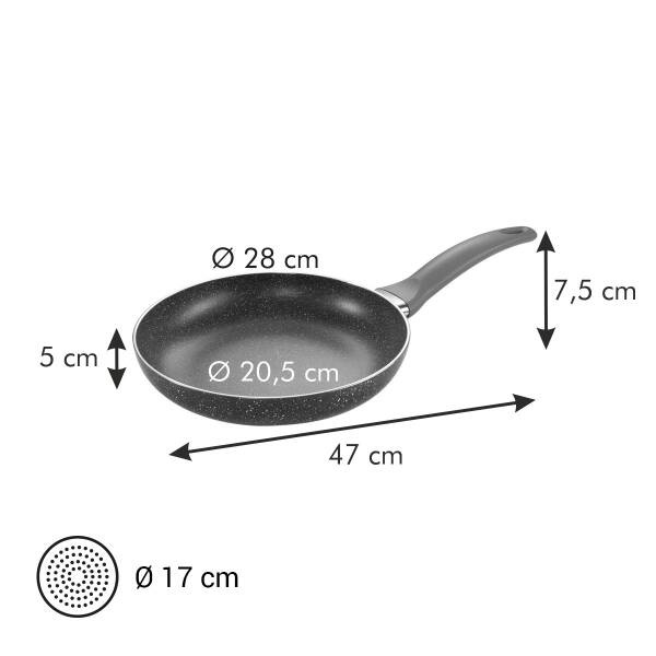 Patelnia indukcyjna - średnica 28 cm TESCOMA MANICO ROSSO