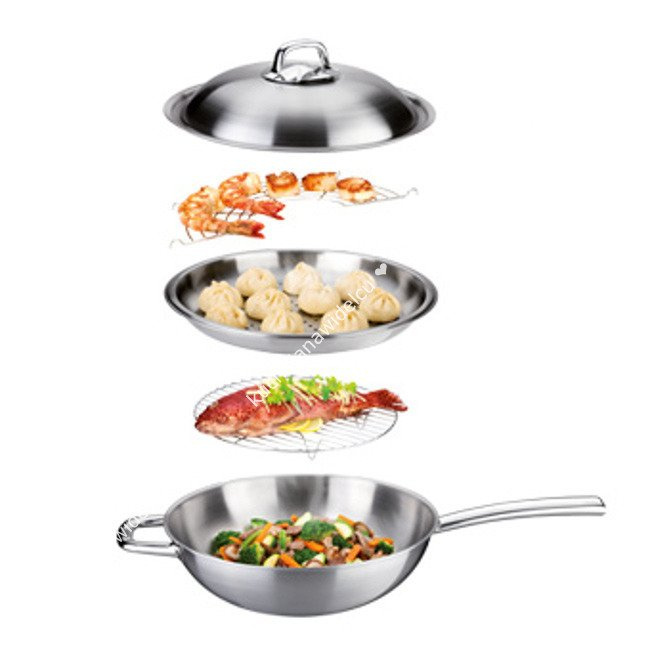 Patelnia głęboka Wok - średnica ø 32 cm | TESCOMA PRESIDENT