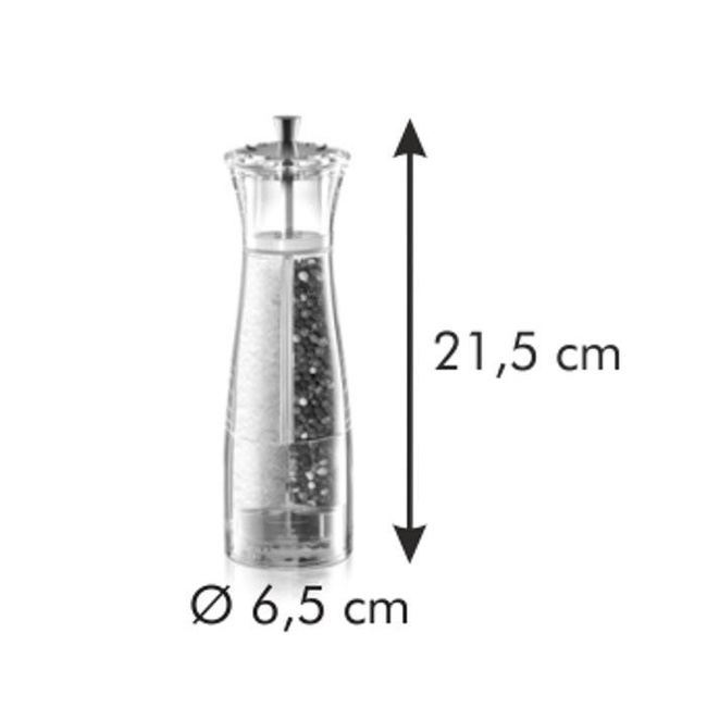 Młynek do pieprzu i soli 2w1 - wysokość 22 cm | TESCOMA VIRGO