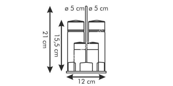 Przyprawnik na stół - solniczka pieprzniczka pojemnik na oliwę ocet wykałaczki | TESCOMA CLUB